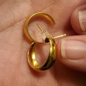 Gold Hoop Earrings